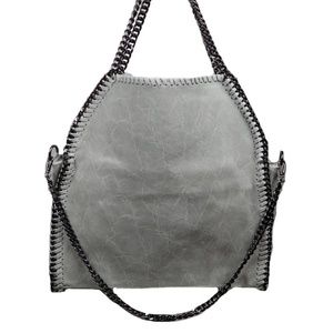 World Chic - Tote Marble Leather Chain Bag - Italy